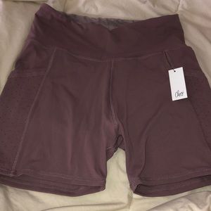Cheri fit mauve shorts